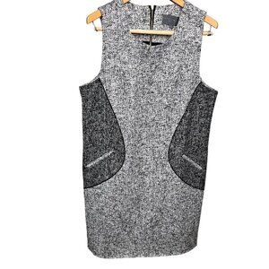 Sundays in Brooklyn  Anthropologie Tweed Jumper Dress- Size‎ L